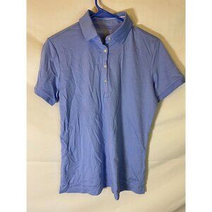 LADY HAGEN WOMENS SIZE MEDIUM PURPLE GOLF POLO TOP SHIRT SHORT SLEEVE